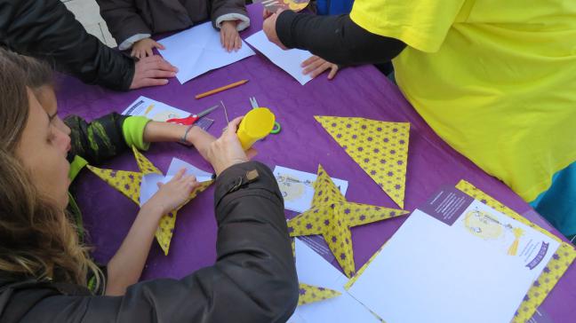 Grans i petits han participat al taller / Foto: Cugat.cat Grans i petits han participat al taller / Foto: Cugat.cat