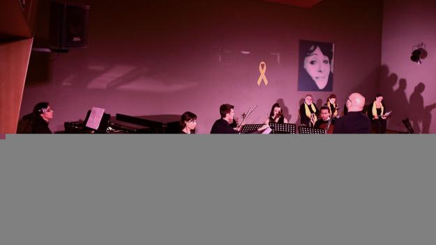 Els versos de Sagarra també han sonat a l'Escola Municipal de Música / Foto: Localpres Els versos de Sagarra també han sonat a l'Escola Municipal de Música / Foto: Localpres