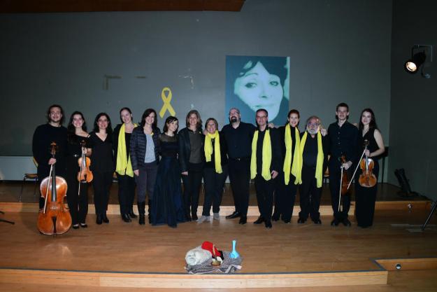 L'alcaldessa no s'ha perdut el concert / Foto: Localpres