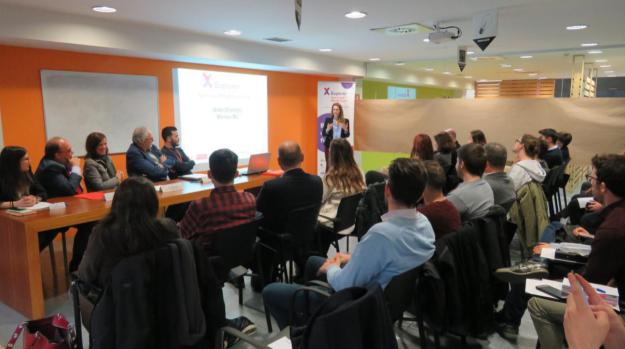 Els joves han presentat els seus projectes davant els altres participants / Foto: Cugat.cat Els joves han presentat els seus projectes davant els altres participants / Foto: Cugat.cat