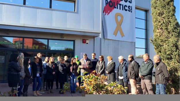 Concentraci contra el judici a l'EMD de Valldoreix / Foto: EMD Valldoreix