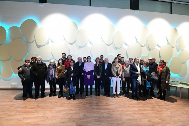 L'Ajuntament ha fet la recepci a la comitiva d'Alba al Vilab / Foto: Localpres