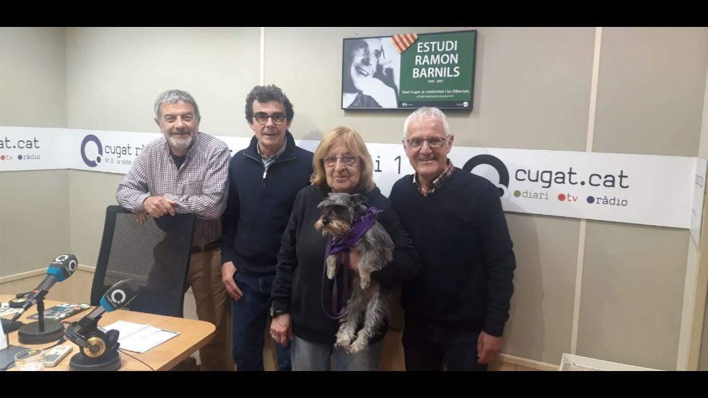 Marta Pessarrodona als estudis de Cugat.cat/ Foto: 'Converses consentides' Marta Pessarrodona als estudis de Cugat.cat/ Foto: 'Converses consentides'