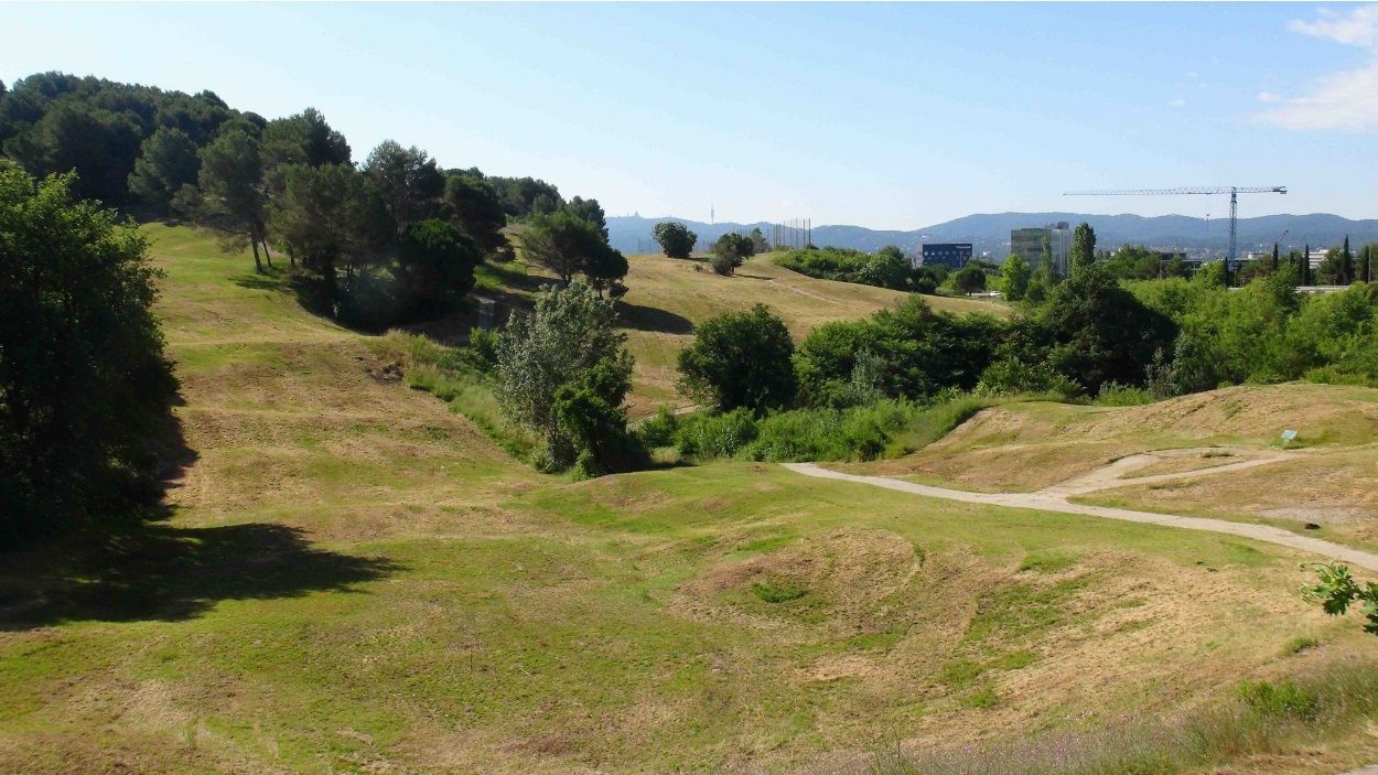 Imatge del terreny, entre Sant Cugat i Rubí / Foto: Plataforma Reconvertim el Camp de Golf