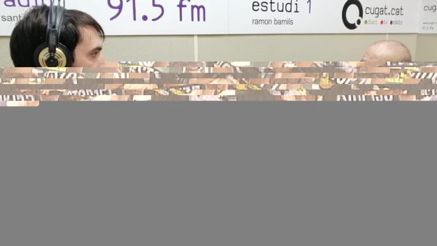 Josep Maria Gavín durant l'entrevista al 'Sant Cugat a fons' / Foto: Cugat Mèdia