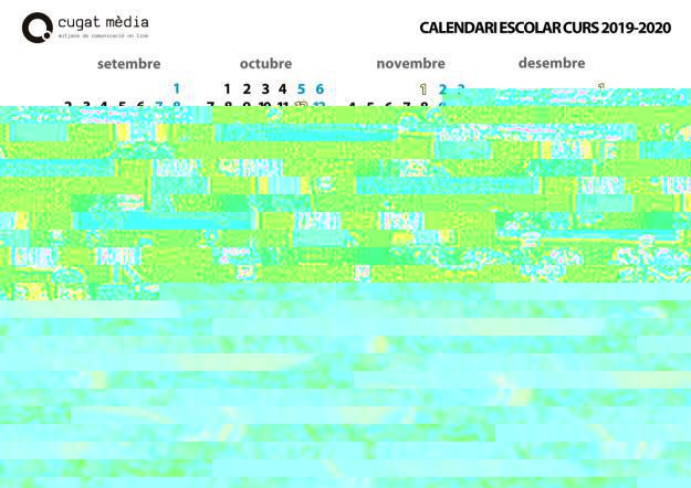Calendari escolar 2019-20 / Foto: Cugat Mèdia
