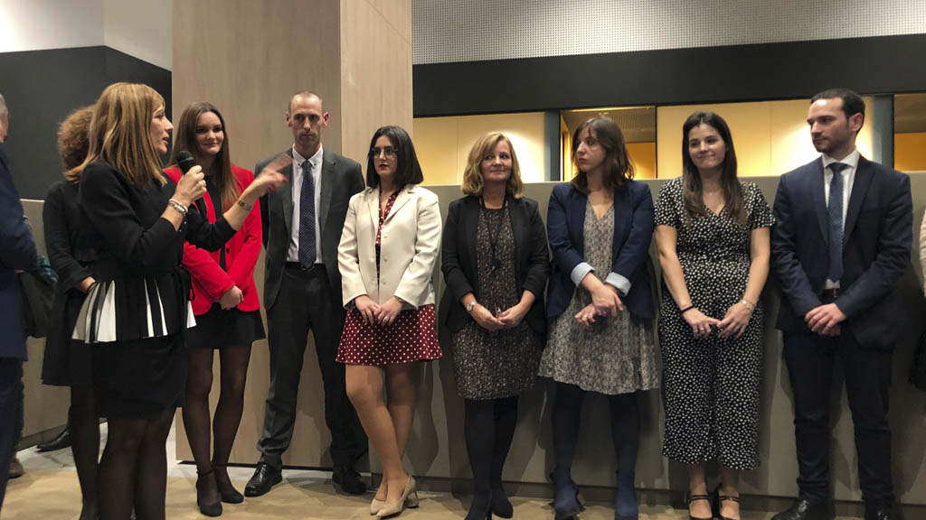 L'equip de l'oficina de Rius i Taulet / Foto: Cugat Mèdia