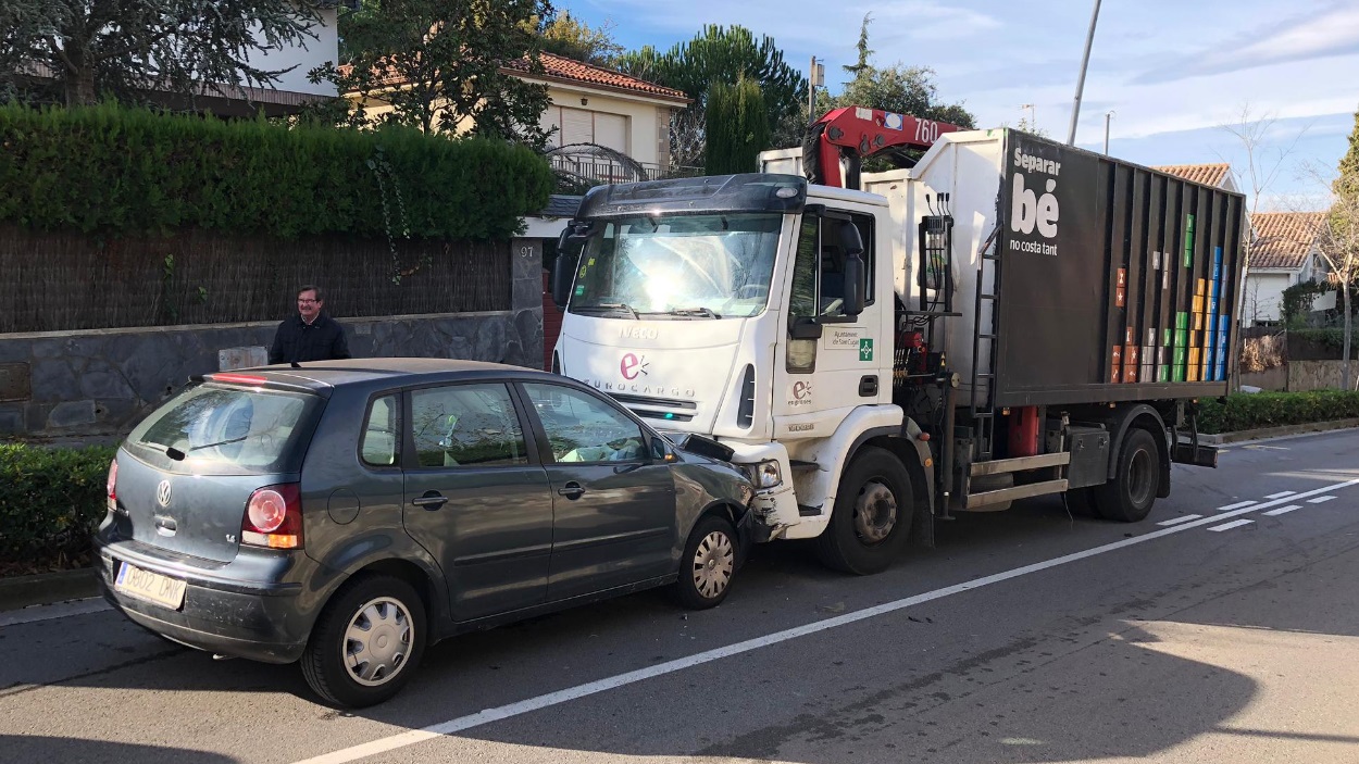 Imatge de l'accident / Foto: Cedida
