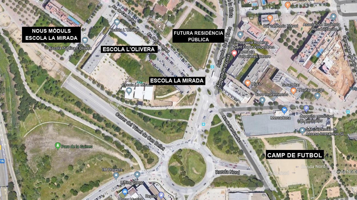 Mapa de la zona / Foto: Google Maps
