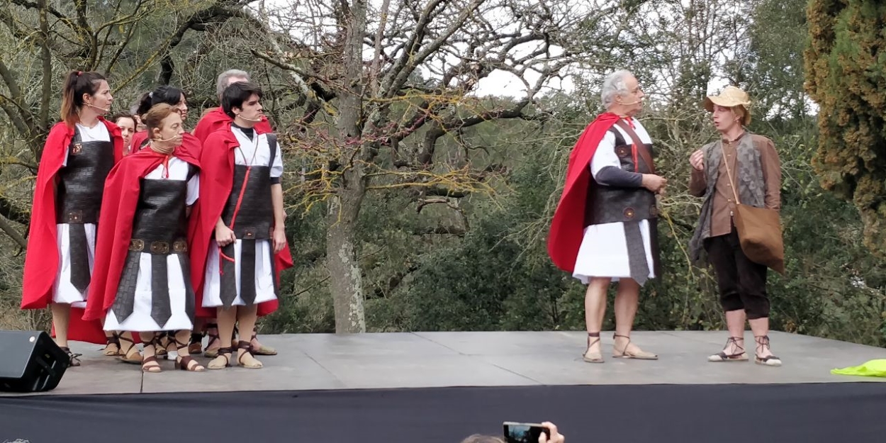 'Faves contades' ha explicat en clau de comèdia la llegenda de Sant Medir / Foto: Cugat Mèdia