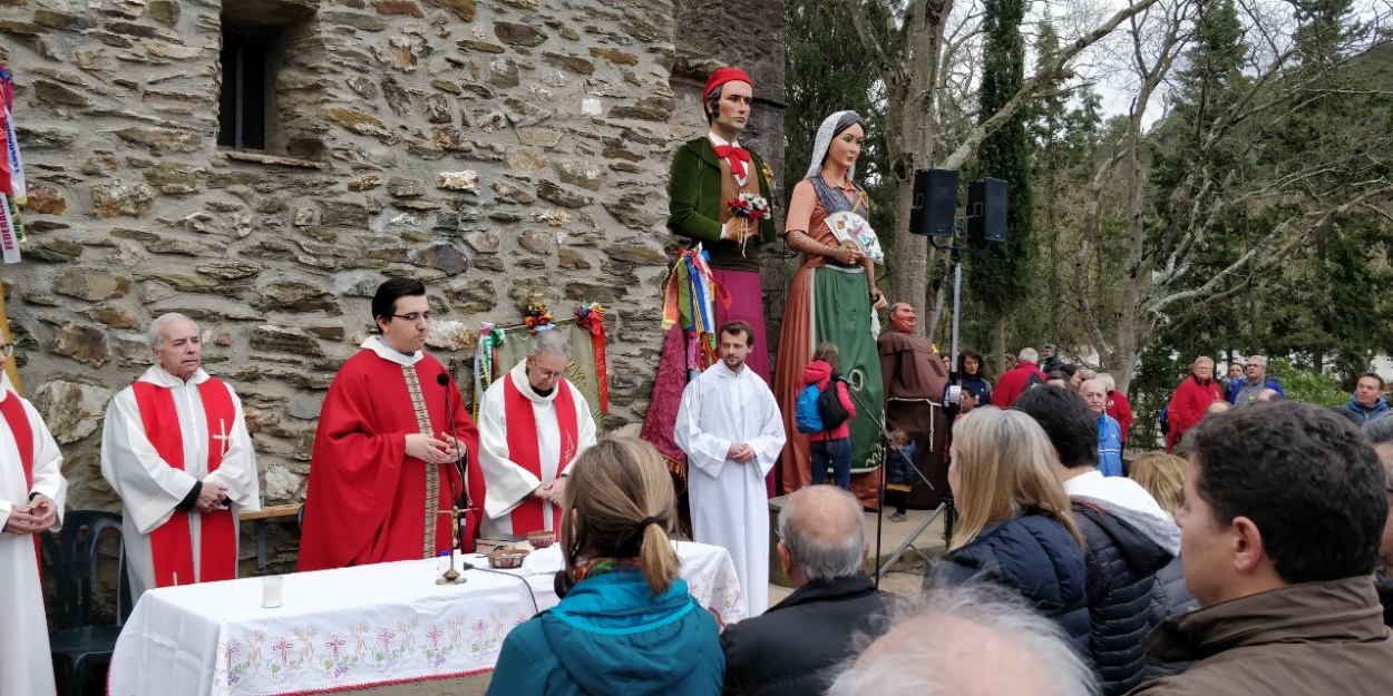 La missa, el moment més solemne de l'aplec de Sant Medir / Foto: Cugat Mèdia
