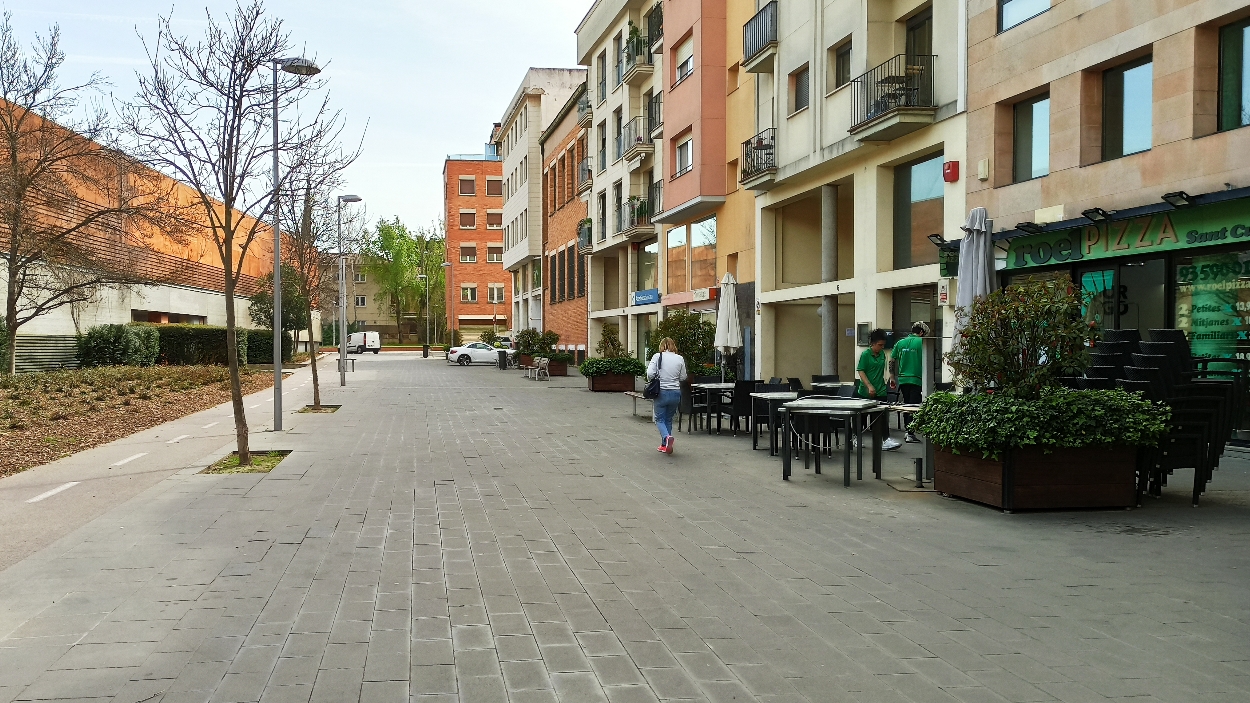 Així és ara la rambla Jaume Sàbat / Foto: Cugat Mèdia - Guillem Babitsch