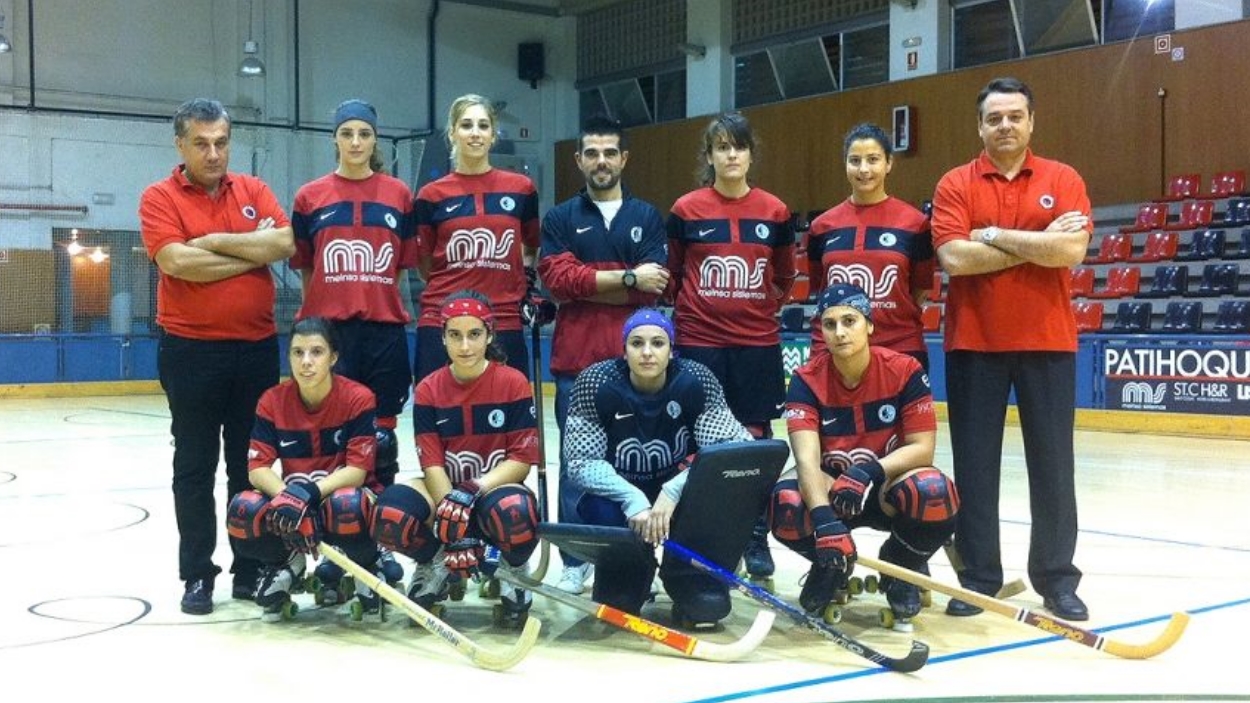 Plantilla del Patí Hoquei a l'Ok Lliga / Foto: Patí Hoquei Club Sant Cugat