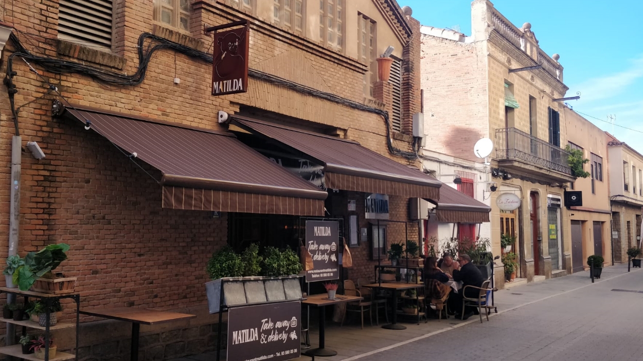 Façana del restaurant Matilda / Foto: Cugat Mèdia