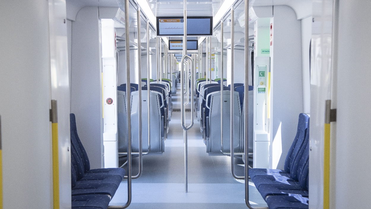 Interior del comboi / Foto: FGC