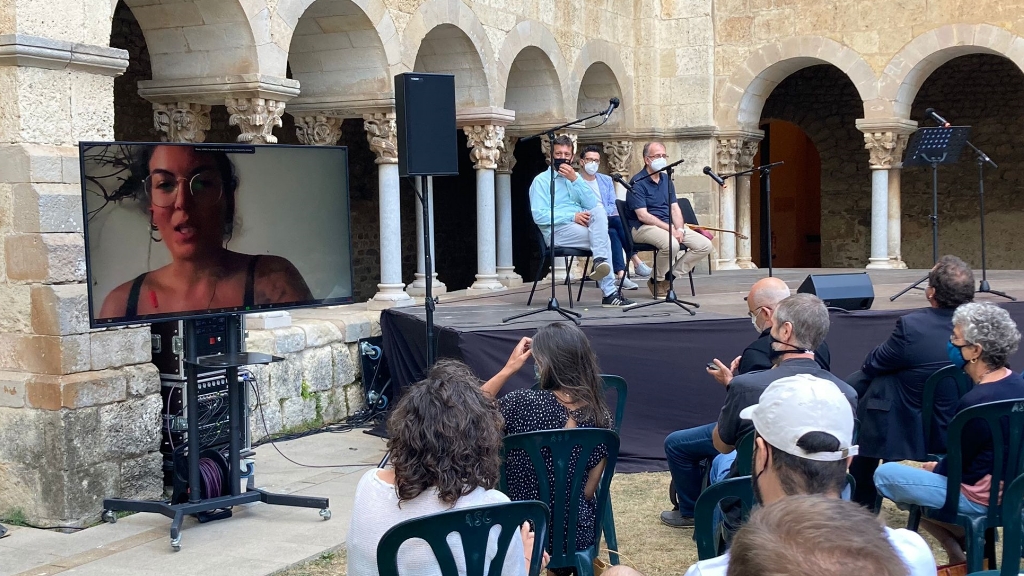 L'equip format per Hispano, Mateu i Melià no han pogut recollir el premi de manera presencial