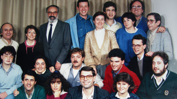 Primer equip de Ràdio Sant Cugat